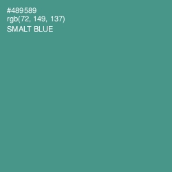 #489589 - Smalt Blue Color Image
